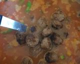 A picture of step 9 of Spicy meatball stew.