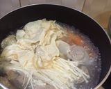 Foto langkah ke 4 dari resep Sup Kulit Kembang Tahu.