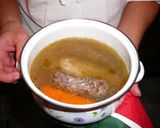 Szárnyas húsleves recept fázis 2 fotója
