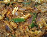 A picture of step 11 of Kadhai paneer.