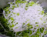 Hình bước làm 5 của món Cốm dẹp trộn dừa