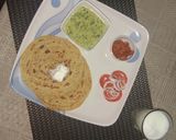 A picture of step 6 of Methi Matar Malai in White Gravy.