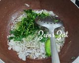 A picture of step 2 of Turai Aloo/Ridge Gourd and Potato Curry.