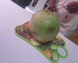 A picture of step 1 of Watermelon juice.