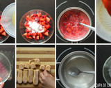 Foto del paso 2 de la receta: Tiramisú de fresas y frambuesas sin huevo