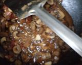 A picture of step 2 of Mushroom frankie.