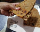 A picture of step 3 of Beef mince paratha.