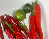 Gambar langkah 1 resipi Sambal buah naga.