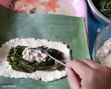 Foto langkah ke 6 dari resep Rolade Daun Singkong.