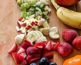 A picture of step 4 of Vrat ka fruit custard.