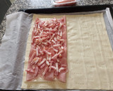 Foto del paso 7 de la receta: Empanadas de jamón york con bacón, dátiles y queso (Tú eliges la masa)