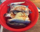 Hình bước làm 2 của món Cá phèn biển Ba Tri chiên không khí