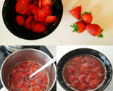 Foto del paso 4 de la receta: Tarta de quesitos y fresa