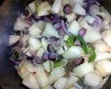 A picture of step 3 of Smothered smoked sausage and potatoes.