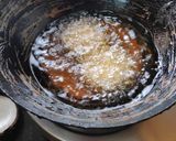 A picture of step 4 of Palak paneer balls.