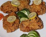 A picture of step 4 of Fried chicken.