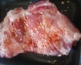 Foto del paso 1 de la receta: Paleta de cerdo con papa a la crema con roquefort