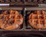 Foto langkah ke 3 dari resep Chocolate Belgian Liege Waffle.