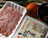 清蒸香菇豆腐鑲肉的食譜步驟1照片