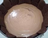 Chocolate Charlotte Cake langkah memasak 18 foto