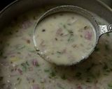 A picture of step 4 of Suji dosa.