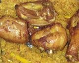 Foto langkah ke 4 dari resep Ayam Serundeng Kelapa Pedas Manis.