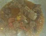 A picture of step 6 of Chatpata Gosht.