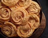 A picture of step 10 of Spiral Mathri.