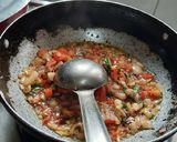 A picture of step 4 of Vidarbha special Nagpuri famous dish spicy tarri poha.