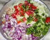 मिक्स वेज रायता (Mix veg Raita recipe in hindi) रेसिपी चरण 2 फोटो