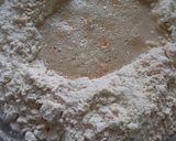 A picture of step 2 of No Oven Eggless Stuffed Sesame Bun.