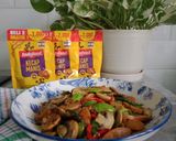 Foto langkah ke 6 dari resep Tumis Jamur Sosis Kecap.