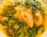 Foto del paso 5 de la receta: Tortilla de trigueros con gambas rojas