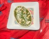 A picture of step 8 of Royal palak kaju masala.