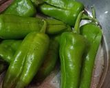 A picture of step 3 of Mirchi vada.