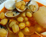 Foto del paso 8 de la receta: Por...Por...Potaje de garbanzos almejil 🍲👌