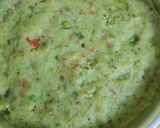 A picture of step 6 of Matar ka dhokla.