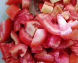 Foto del paso 2 de la receta: Ensalada de pepino, berro, tomate y Cebolla