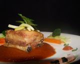 Foto del paso 10 de la receta: Cerdo con salsa guajillo y vegetales salteados
