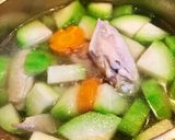 Hình bước làm 2 của món Canh Bí Đao Nấu Gà
