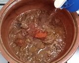 A picture of step 8 of Dahi Gosht(yoghurt Curry).