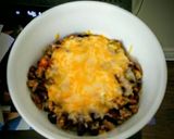 A picture of step 5 of Southwest Turkey Chili.