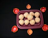 A picture of step 8 of Sesame seeds Ladoos.