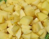 A picture of step 2 of Aloo tamatar tangy curry.