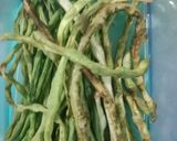 Foto langkah ke 1 dari resep Tumis Tempe Kacang Panjang Cumi Asin.