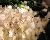 A picture of step 3 of Dutch oven one pot (Chicken and veggies).