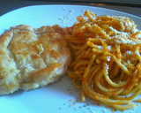 Foto del paso 11 de la receta: Pechuga de Pollo con Pasta en Salsa de Pimiento Rojo