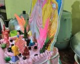 Foto langkah ke 9 dari resep Tart tema Princess.