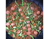 A picture of step 4 of Shakshuka - Arab poached eggs.