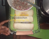 A picture of step 2 of Bread roll #Smallchopcontest.